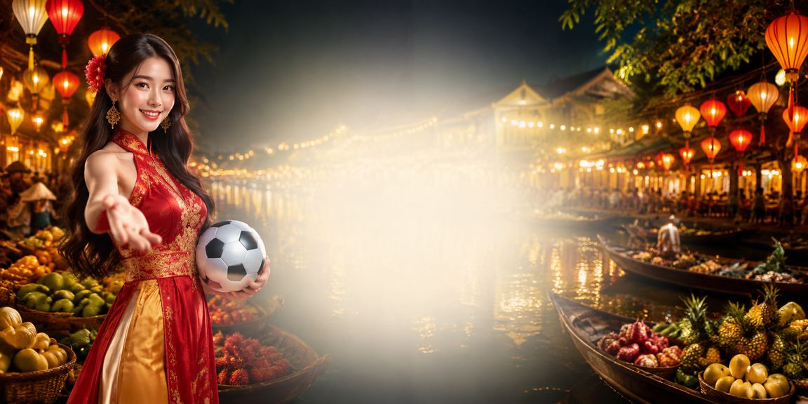 Người hâm mộ bóng đá theo dõi kèo cá cược dưới ánh đèn lồng Hội An